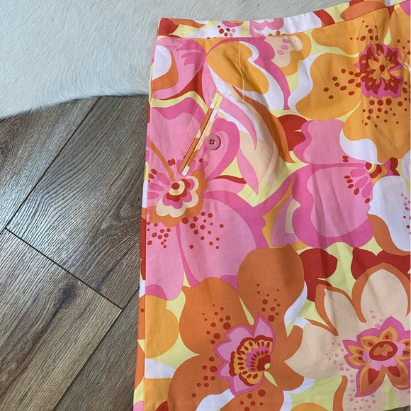 Talbots Floral Vintage Skirt above the knee - Picture 2 of 8